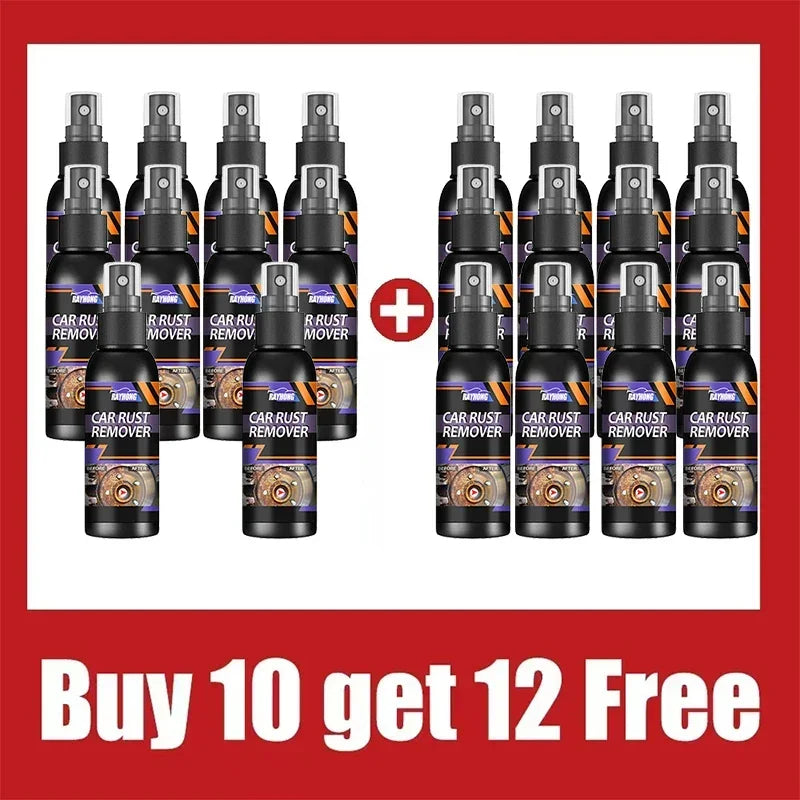 Car Metal Rust Remover Rust Inhibitor Derusting Spray Multipurpose Car Hub Anti-Rust Iron Power Cleaning Car Maintenance