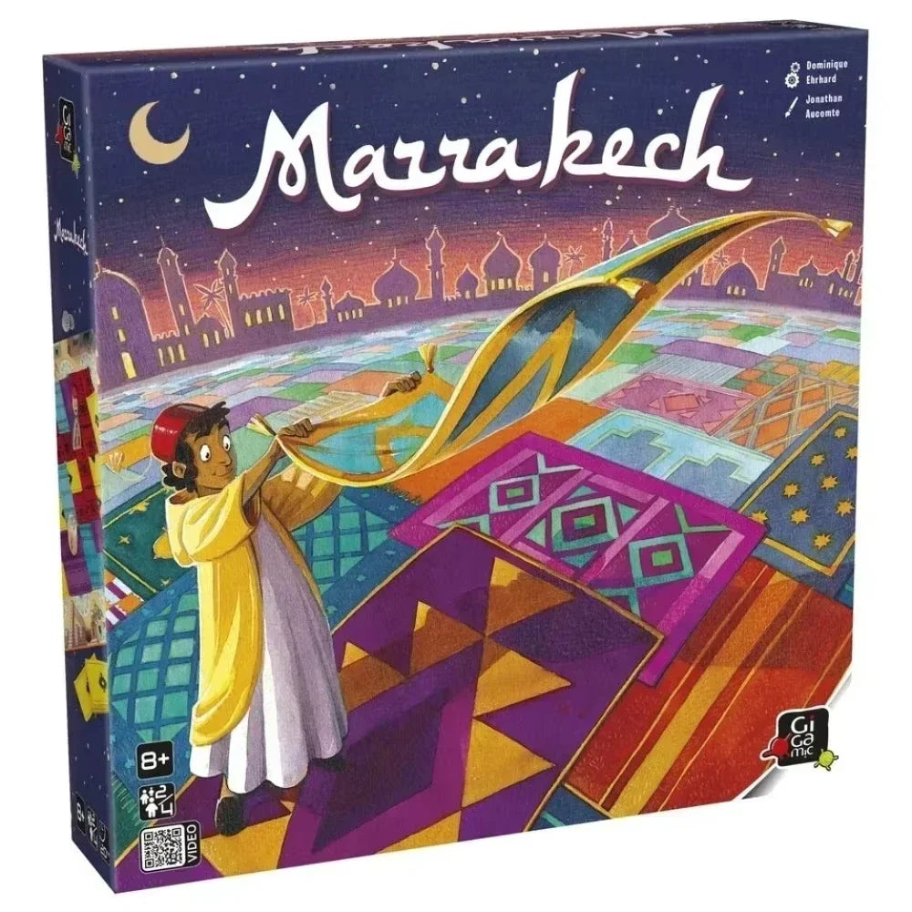 Marrakech Strategy Board Game Family Adult Age8+ 2025 2-4Players