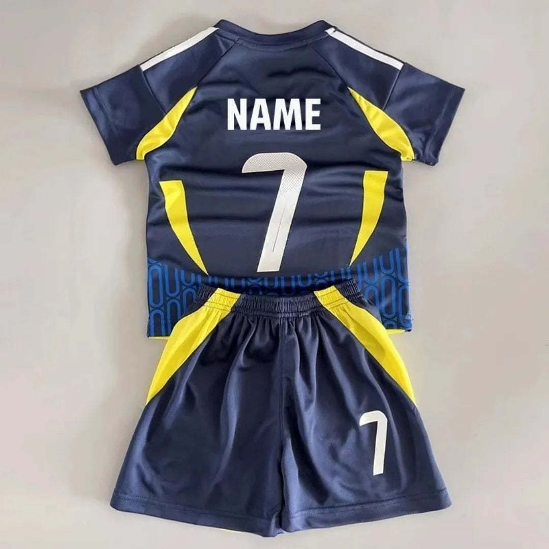 2025 summer new children's sports set to men's and women's sports clothing men's and women's soccer set leisure children's sport