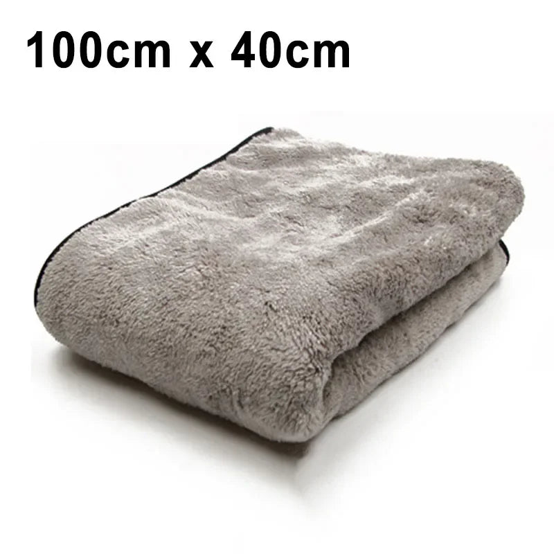 75x35 60x40cm Microfiber Car Wash Towel Fast Drying Auto Cleaning Extra Soft Cloth High Water Absorption For Car Wash Detailing