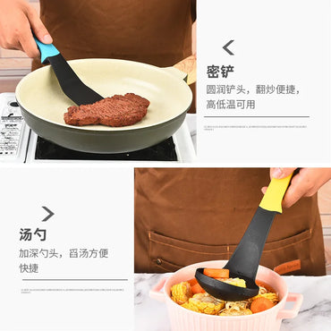 New Nylon Kitchenware 6-Piece Set Non-Stick Cooking Pots Spoons And Spatulas Household Spoon And Shovel Set Nylon Kitchenware