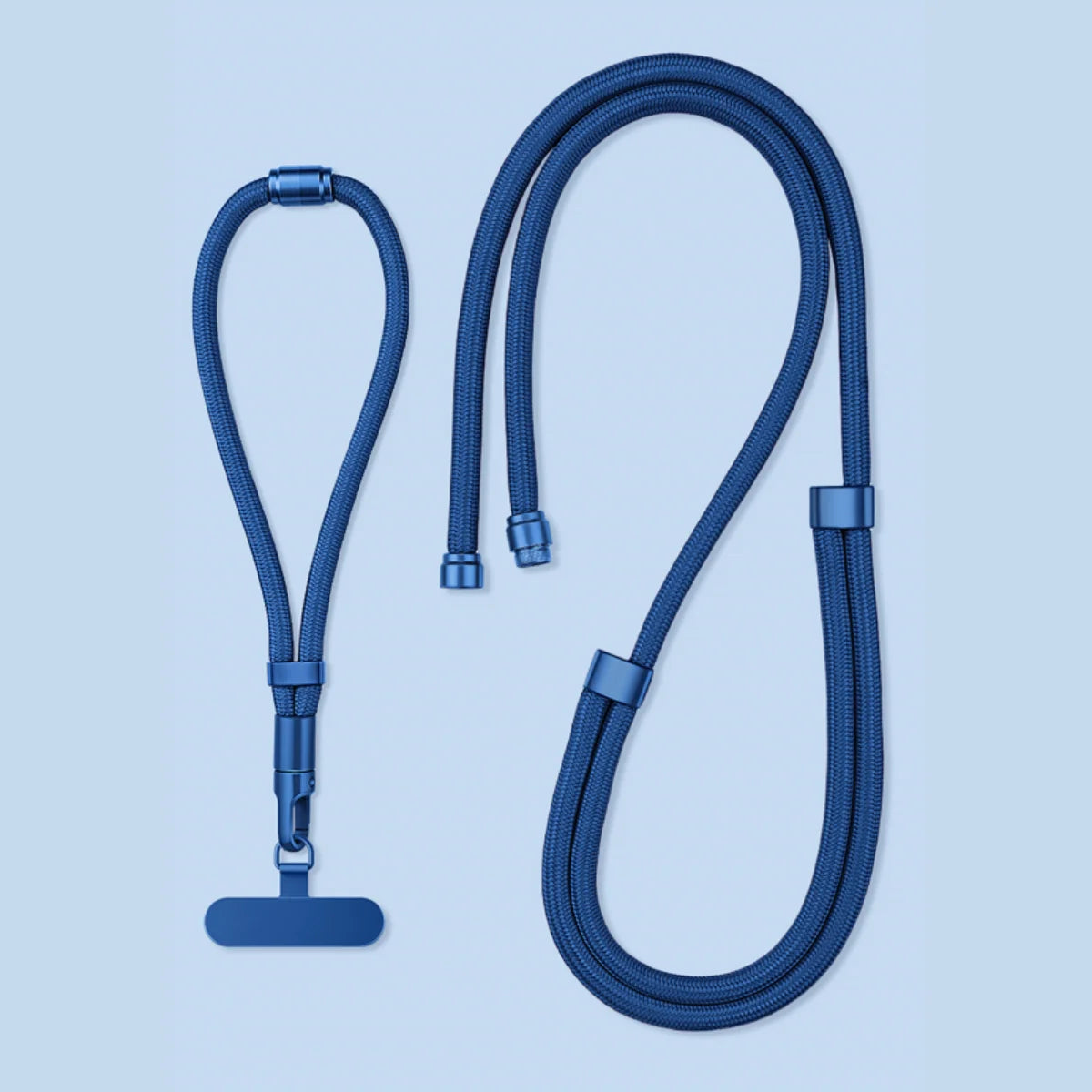 3-in-1 Switchable Mobile Phone Lanyard Adjustable Length Universal Mobile Phone Case Strap