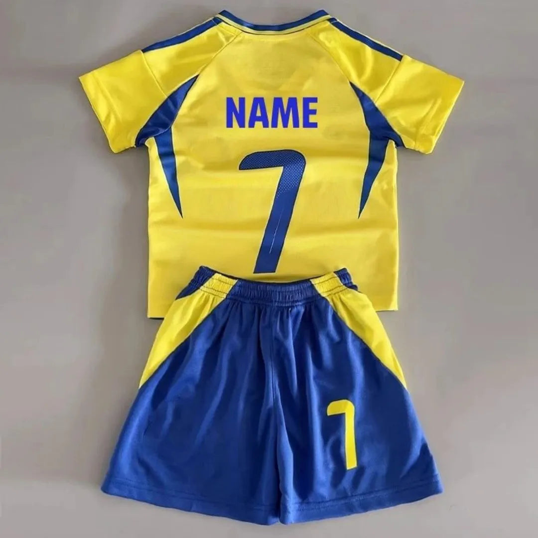 2025 summer new children's sports set to men's and women's sports clothing men's and women's soccer set leisure children's sport
