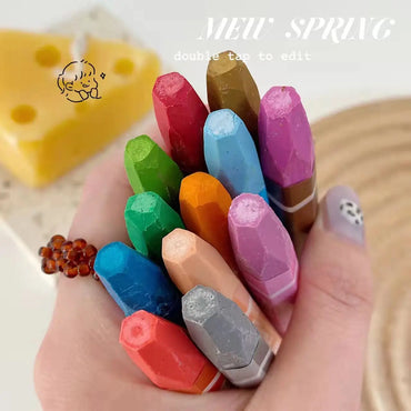 53pcs Gift Box Animal Kingdom 53-piece Set Watercolor Pen Children's Painting Brush Marker Oil Painting Stick Color