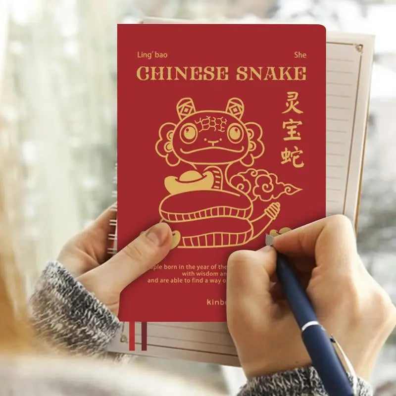 2025 Journal Snake Pattern Monthly Planner Notebook Agenda Organizer Pocket Calendar A6 Journal Notebook For Writing Work