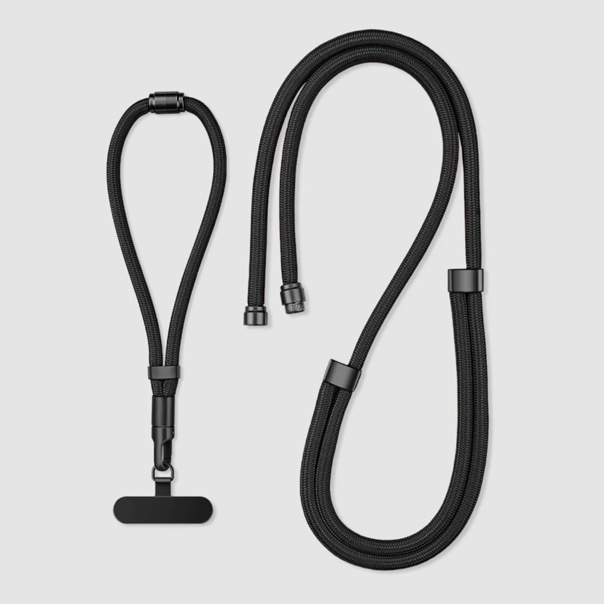 3-in-1 Switchable Mobile Phone Lanyard Adjustable Length Universal Mobile Phone Case Strap