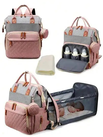 Baby Diaper Bag Backpack With Changing Station, Multifunction Waterproof Large Capacity Travel Bags Newborn Baby Essential Gifts