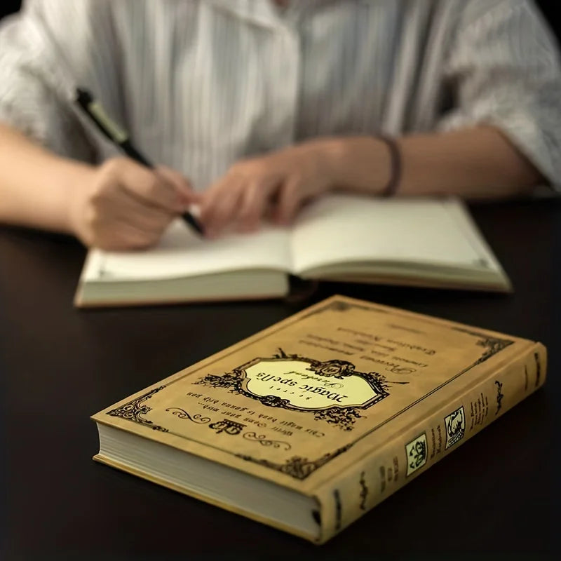 Super Thick Notebook Retro Style A5 Notepad Thickened 100GSM 160 Sheets 320pages Journal Office Notebook
