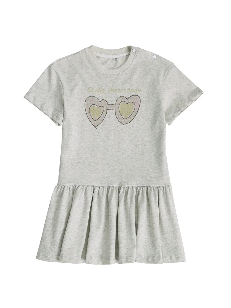Baby Girls Summer Dress Fashion Vacation Casual Wear Kids Skirt Cotton Short sleeve Party Children Princess Dress Soft Comfort