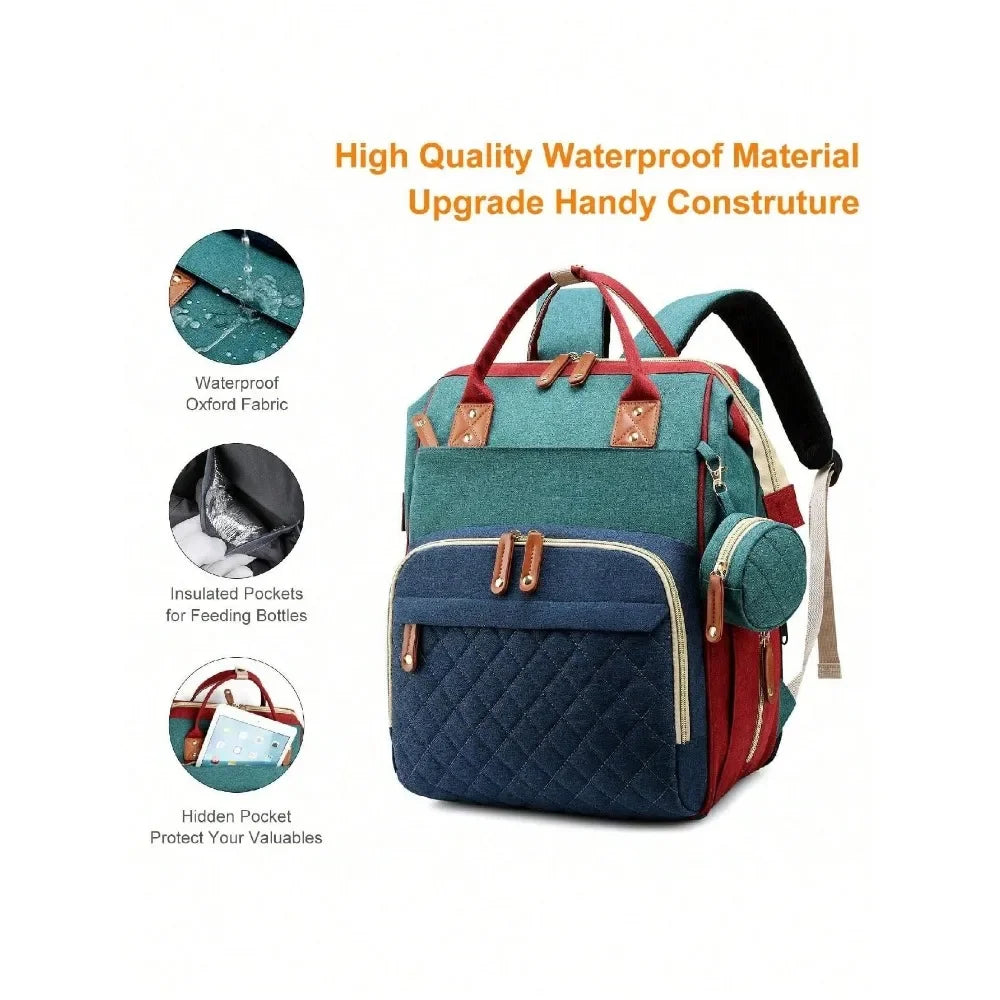Baby Diaper Bag Backpack With Changing Station, Multifunction Waterproof Large Capacity Travel Bags Newborn Baby Essential Gifts