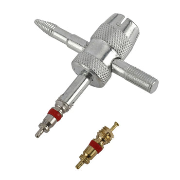 54Pcs Tire Valve Stem Installation Remover Repair Tools Kit Car Valve Core Puller