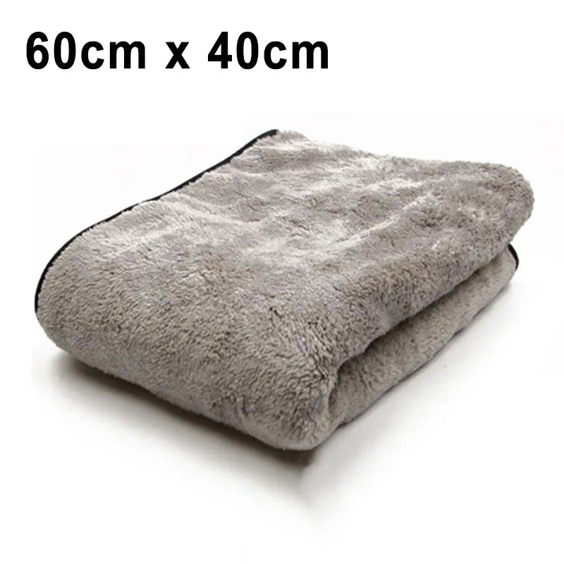 75x35 60x40cm Microfiber Car Wash Towel Fast Drying Auto Cleaning Extra Soft Cloth High Water Absorption For Car Wash Detailing