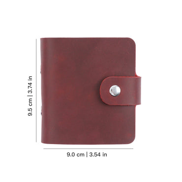 Mini A9 Binder Planner 3 Hole Rings Notebook Crazy Horse Leather Diary Journal Retro Tiny Notepad Vintage Stationery