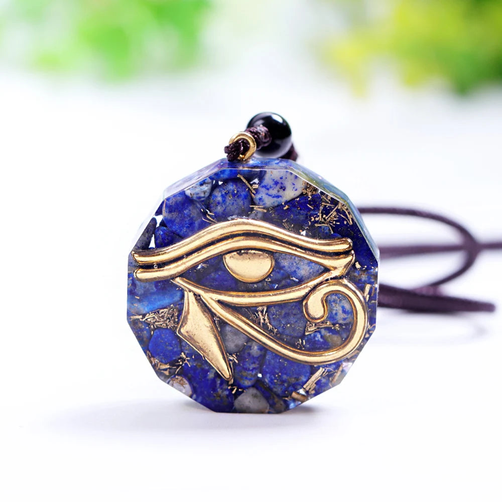 Orgonite Pendant Malachite Energy Necklace Sri Yantra Necklace Sacred Geometry Energy Healing Yoga Jewelry
