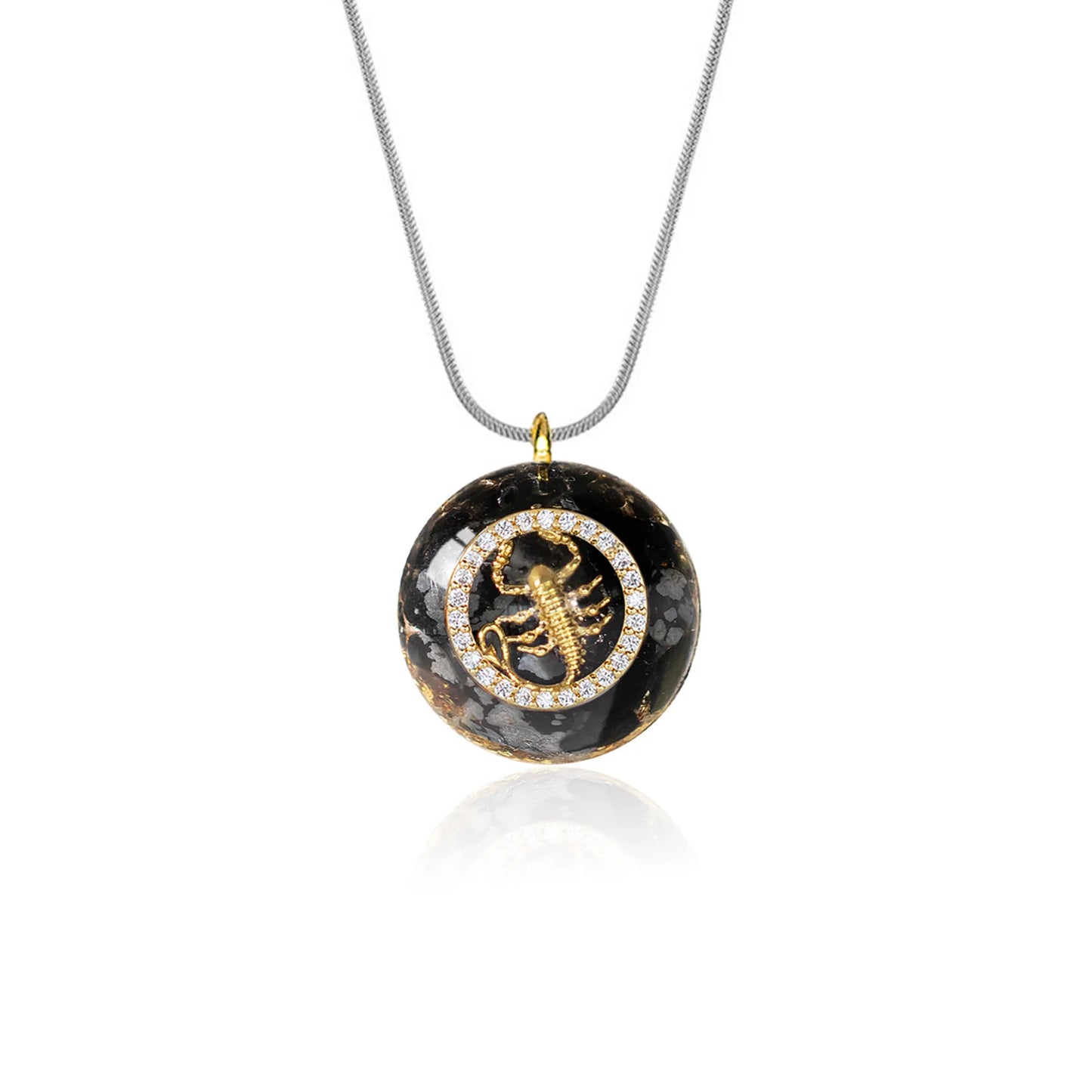 Orgonite Pendant Malachite Energy Necklace Sri Yantra Necklace Sacred Geometry Energy Healing Yoga Jewelry
