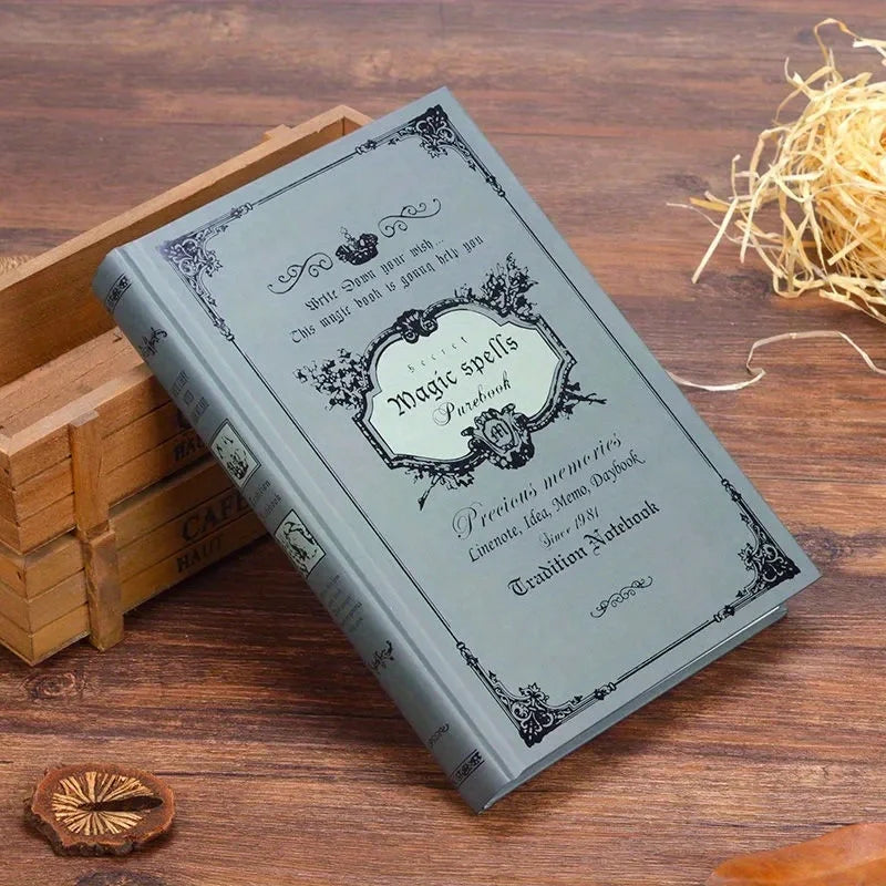 Super Thick Notebook Retro Style A5 Notepad Thickened 100GSM 160 Sheets 320pages Journal Office Notebook
