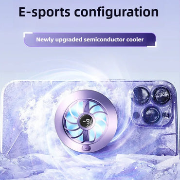 2025 NEW GD35 Magnetic Mobile Phone Universal PUBG Game Cooler Semiconductor Ice Cooling Radiator Summer Refrigeration Artifact