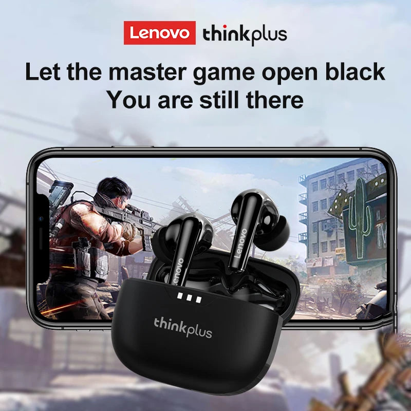 Original Lenovo LP3 Pro TWS Wireless Headphones 5.2 Bluetooth Headset HD Music Game Earphones Noise Reduction Sport Call Earbuds