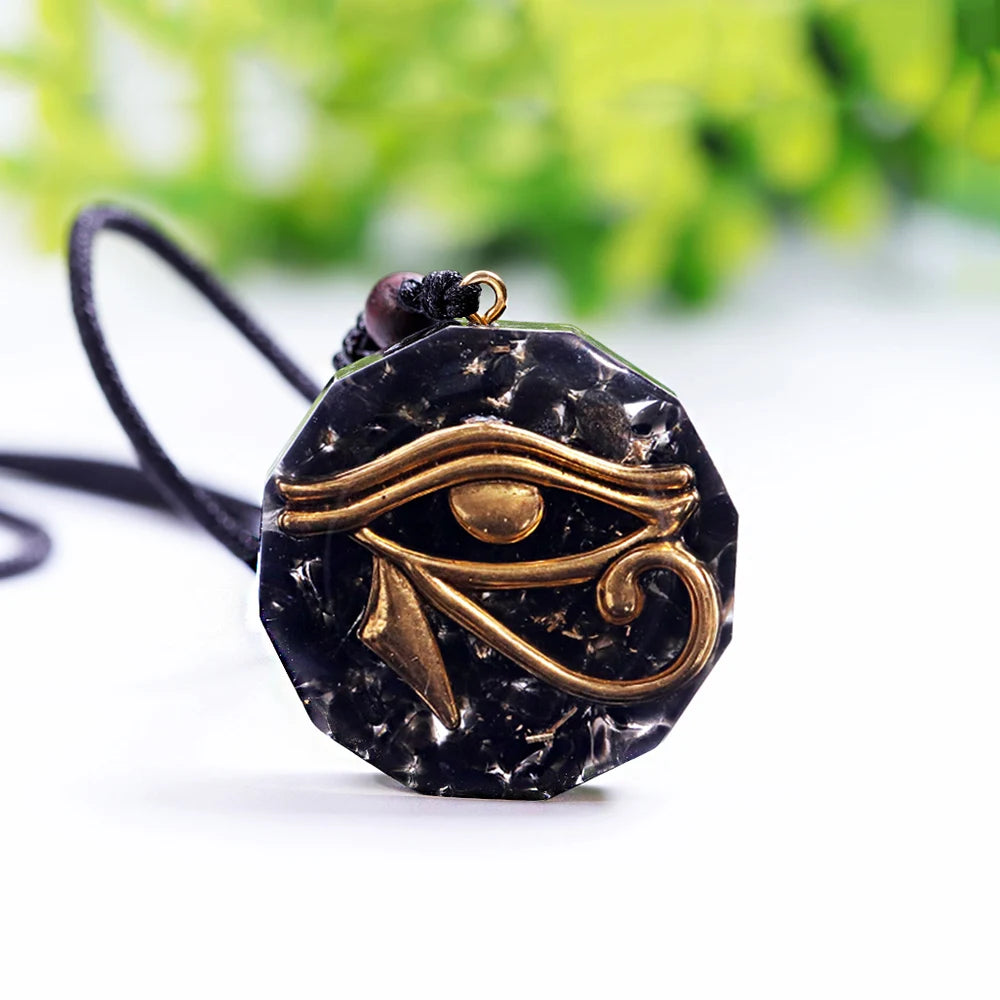 Orgonite Pendant Malachite Energy Necklace Sri Yantra Necklace Sacred Geometry Energy Healing Yoga Jewelry