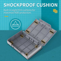 ORICO 5PCS 3.5 inch Hard Drive Protective Box Portable External HDD Pouch With label Multi-disk Storage for HDD