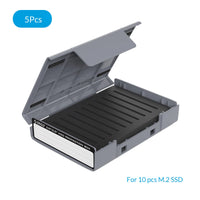 ORICO 5PCS 3.5 inch Hard Drive Protective Box Portable External HDD Pouch With label Multi-disk Storage for HDD