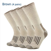 80% Merino Wool Socks For Men Women Thicken Warm Hiking Cushion Crew Socks Merino Wool Sports Socks Moisture Wicking Euro Size