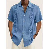 Ethnic Style 3D Printed Hawaiian Beach Shirts Men Women Casual Fashion Vintage Streetwear Short Sleeve Shirt Blouse Man Clothing