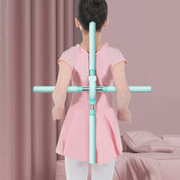 Posture Corrector Standing Training Yoga Posture Corrector Stick Retractable for Adult Child Fitness Exercise Equipment