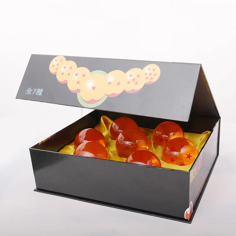 7 Pieces / Set 3.5cm 1:1 Resin Ball Action Figure Toys Summon Shenron Wishing Collection Anime Model Gift