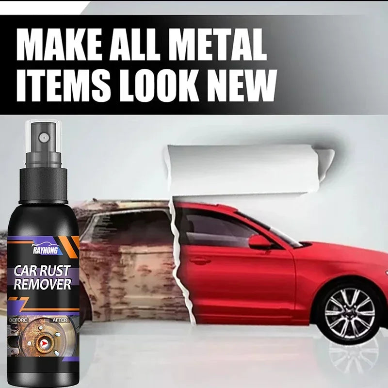 Car Metal Rust Remover Rust Inhibitor Derusting Spray Multipurpose Car Hub Anti-Rust Iron Power Cleaning Car Maintenance