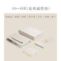 A5 A6 Loose-leaf PU Leather Binder Notebook Journal Diary Planner Organizer Office Business Notebook Supplies School Stationery