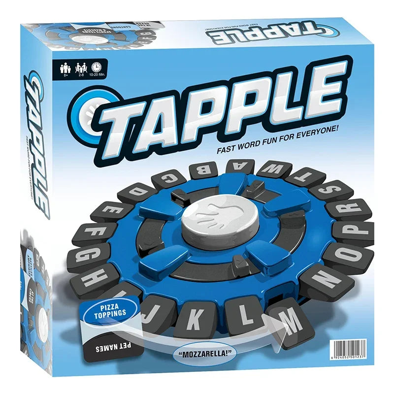 German and Spanish Tapple Board Game Basta Fast-Paced Think Word Game Great for Improving Vocabulary and Quick Thinking