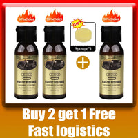 Plastic Restore Revitalizer Plastic Renovator Longlasting Coating For Car Rubbers Refurbish Clean Gloss Black Shine