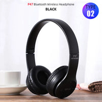 Over ear Wireless Headphones Bluetooth 5.0 Headphone Foldable Headset Support TF Card Stereo With Mic For iPhone xiaomi Samsung