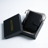 Moterm Regular A8 / M5 Size Rings Planner Pebbled Grain Cowhide 5-hole Mini Notebook with 15 MM Rings Organizer Journey Diary