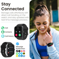 TOZO S4 AcuFit One Smart Watch 1.78" AMOLED Screen Call/Answer Fitness Tracker Heart Rate Sleep Blood Oxygen Monitor