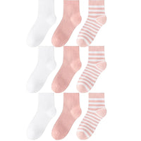 Children's Summer Mesh Colorful Socks: Pure Cotton, Sweat-Absorbent, Breathable, Seamless Stitching, for Boys and Girls, School