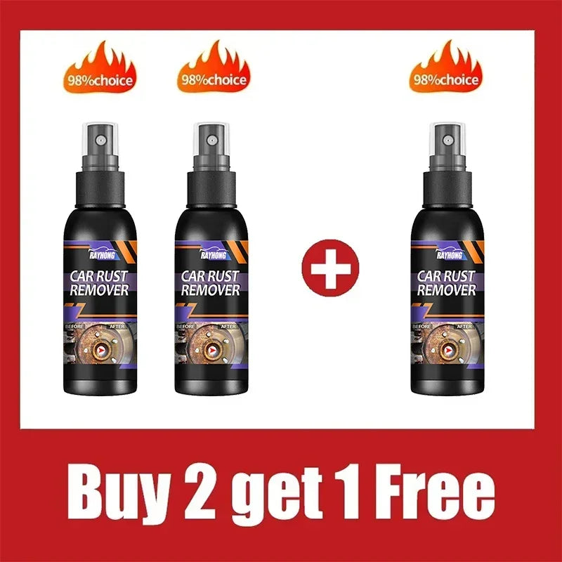 Car Metal Rust Remover Rust Inhibitor Derusting Spray Multipurpose Car Hub Anti-Rust Iron Power Cleaning Car Maintenance
