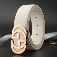 High Quality Designers Business Mens belt Luxury Brand Famous Male brand Belt Buckle Canvas Genuine Leather Belt for men ieans