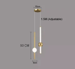 Led PE Ball Pendant Light for Bedroom Bedside Hanging Lamp Ceiling Chandeliers Modern Lighting Decoration Entrance Luminaire