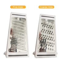 2 Sided Cheese Grater Vegetables Grater With Container Case Carrot Cucumber Slicer Cutter Kitchenware Stainless Blades