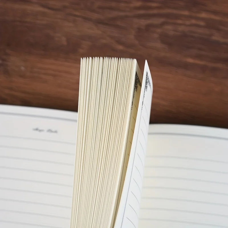 Super Thick Notebook Retro Style A5 Notepad Thickened 100GSM 160 Sheets 320pages Journal Office Notebook