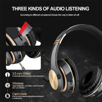 Over ear Wireless Headphones Bluetooth 5.0 Headphone Foldable Headset Support TF Card Stereo With Mic For iPhone xiaomi Samsung
