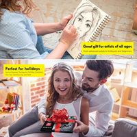 Kalour PDAS Charcoal Sketching Art Set Wood Rod Non-toxic Highlight Drawing Painting Tools Artists Kids High Quality Kit desenho