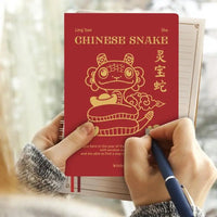 2025 Journal Snake Pattern Monthly Planner Notebook Agenda Organizer Pocket Calendar A6 Journal Notebook For Writing Work