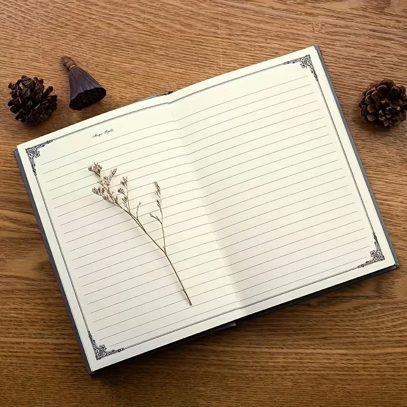 Super Thick Notebook Retro Style A5 Notepad Thickened 100GSM 160 Sheets 320pages Journal Office Notebook
