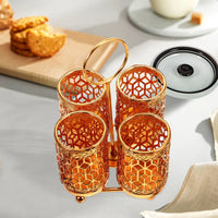 Multi-tube Drain Rack Silverware Iron Kitchenware Holder Large Capacity Chopstick Bucket Organizer Utensil Pot