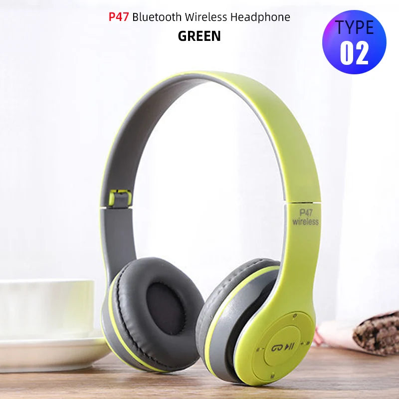 Over ear Wireless Headphones Bluetooth 5.0 Headphone Foldable Headset Support TF Card Stereo With Mic For iPhone xiaomi Samsung