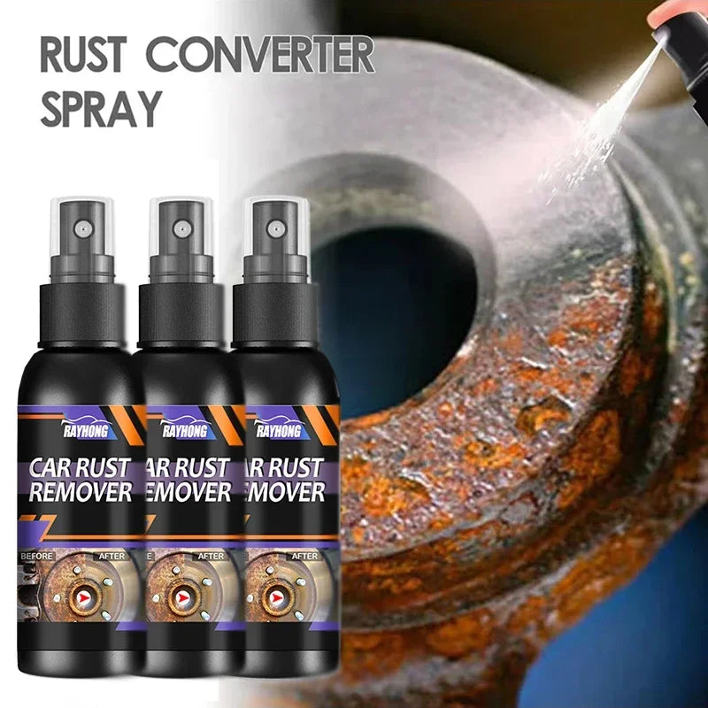 Car Metal Rust Remover Rust Inhibitor Derusting Spray Multipurpose Car Hub Anti-Rust Iron Power Cleaning Car Maintenance