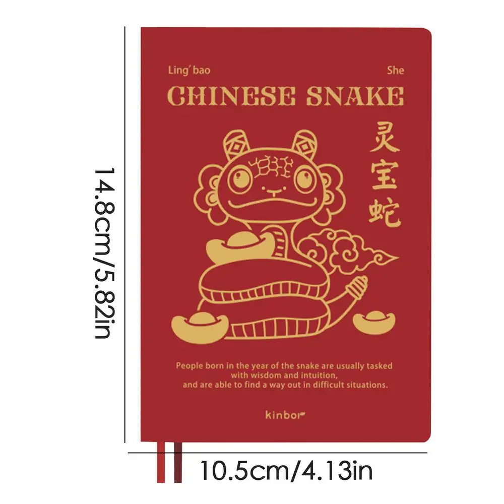 2025 Journal Snake Pattern Monthly Planner Notebook Agenda Organizer Pocket Calendar A6 Journal Notebook For Writing Work